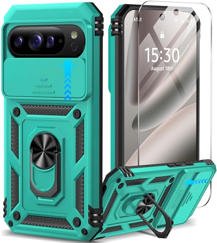 Coque Google Pixel 10 Pro XL Taisairu antichoc avec anneau magnétique et protection écran