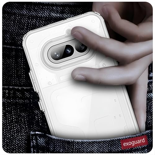 Image of Anti-Yellow Clear Case for Nothing Phone 4a | UV Shield Technology | Zero-Yellowing Formula | Drop Protection | TPU + Polycarbonate | Crystal Clear