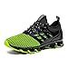 TSIODFO Sneakers for Men Sport Running Shoes Athletic Tennis Walking Shoes Fashion Jogging Sneaker Black Green Youth Boys Size 7