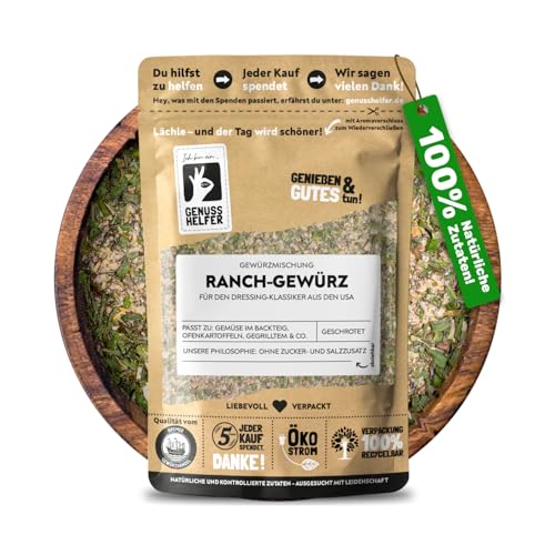 Bremer Gewürzhandel Ranch Gewürz, Gewürzmischung für Ranch Dressing & Ranch Sauce, 100g