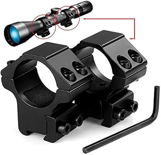 LIRISY 1" Scope Mount Low Profile Scope Rings for 11mm Dovetail Rails