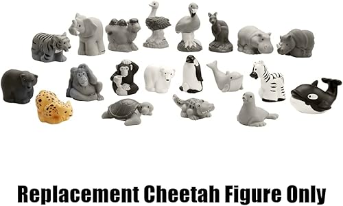Miniatura 4 de Pieza de repuesto para la colección de animales del zoológico de Fisher-Price Little People - DKN66  Figura de guepardo de repuesto