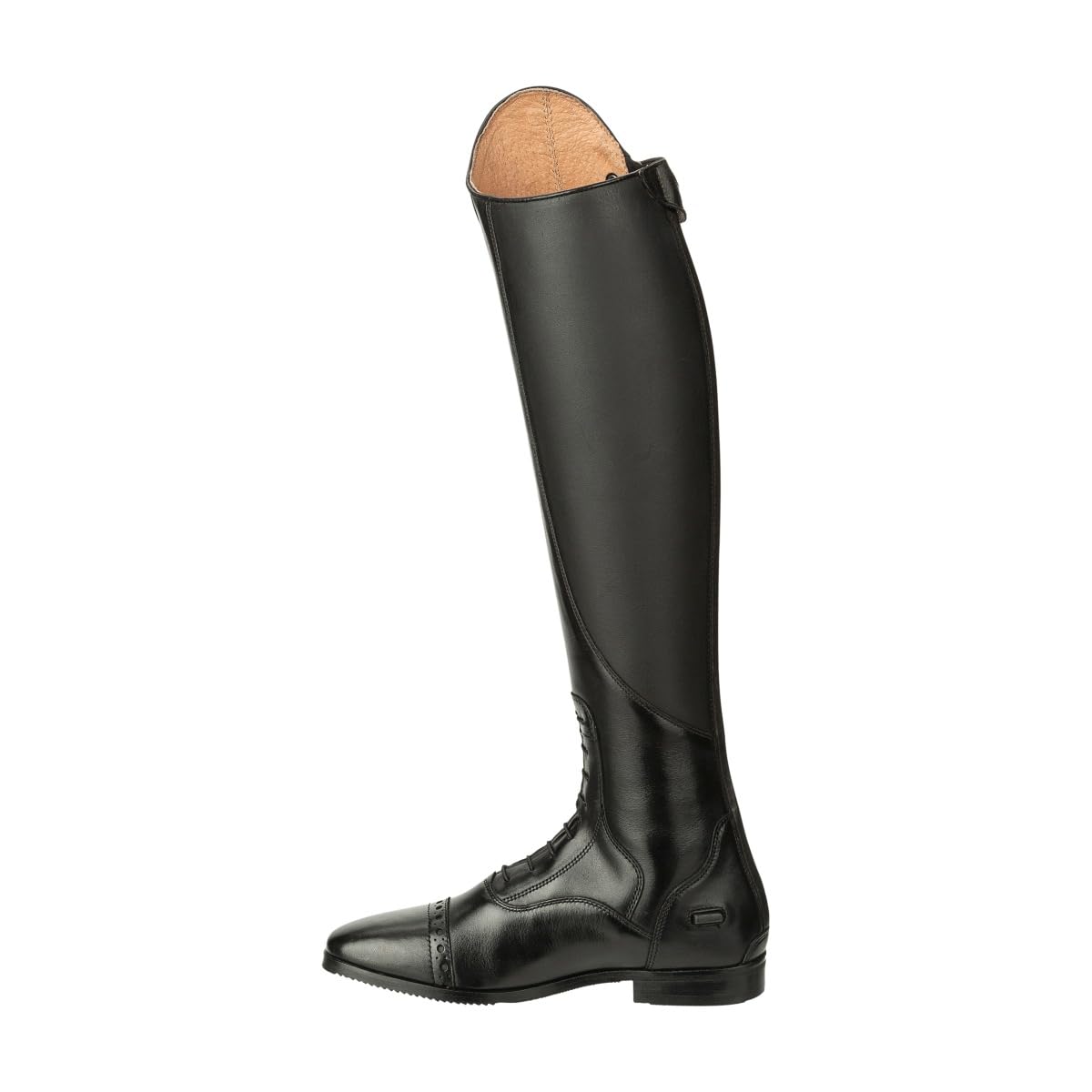 SUEDWIND FOOTWEAR Leder Reitstiefel für Damen Florentina Tall – Lederstiefel zum Reiten – Stiefel mit Schnürung, Lederfutter, YKK© Zipper & Ortholite©-Einlegsohle – schwarz - Gr. 38-40