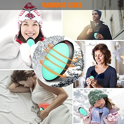 Miniatura 5 de Calentador de manos, 2023, paquete de 2 calentadores de manos eléctricos de fútbol, calentador de manos de caza con 3 niveles, calentador de