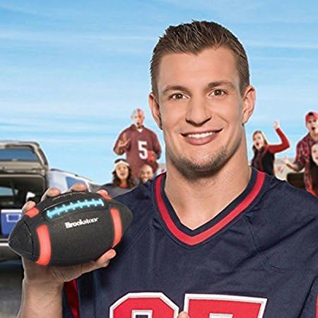 brookstone gronkball football portable wireless bluetooth speaker