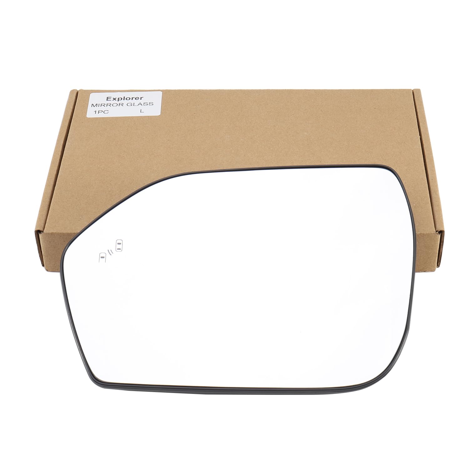 Driver Side Mirror Replacement for Ford Explorer 2020 2021 2022 2023 2024 with BSD Heated Leftt Side View Mirror Glass w/o Atuo Dimming