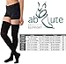 Absolute Support - Made in USA - Size Large - Thigh High Compression Stockings 20-30 mmhg for Woman and Man with Closed Toe - Over the Knee Compression Hose for Circulation - Beige