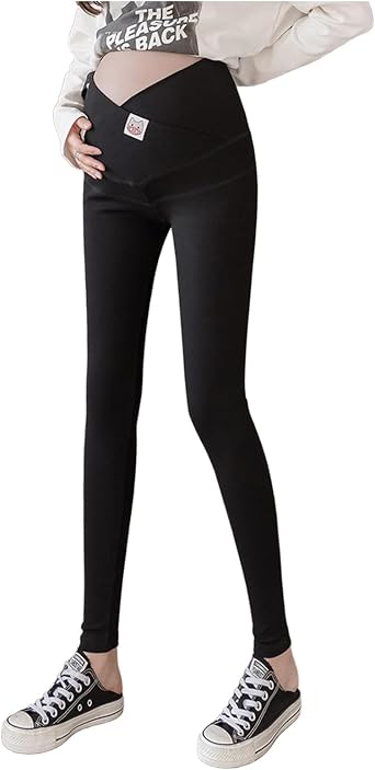 Maternity Pants with Pockets Stretchy Casual Workout Lounge Pregnancy Postpartum Yoga Fitness Wear