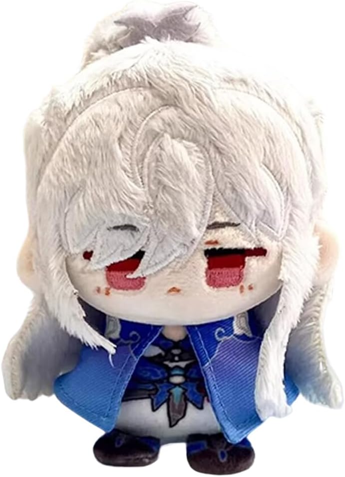 CALEMBOU Anime Plush Keychain, 4" Cute Chibi Plush Figure Key Chain Pendant for Backpack, Kafka Jingliu Plush for HSR Fans (Jingliu)