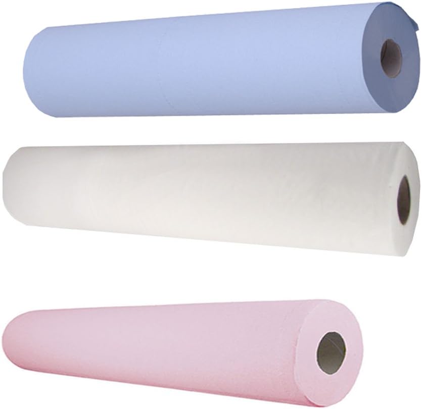White 20" 2ply Couch Hygiene Medical Massage Tattoo 40m per roll (6 Rolls)