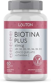 Biotina C/ B1 B2 B3 B5 B6 B9 B12 Zinco Quelado Vitamina C Lauton Nutrition