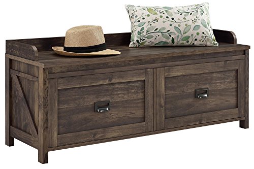 Ameriwood Home Systembuild Storage Bench, Rustic #TOP3