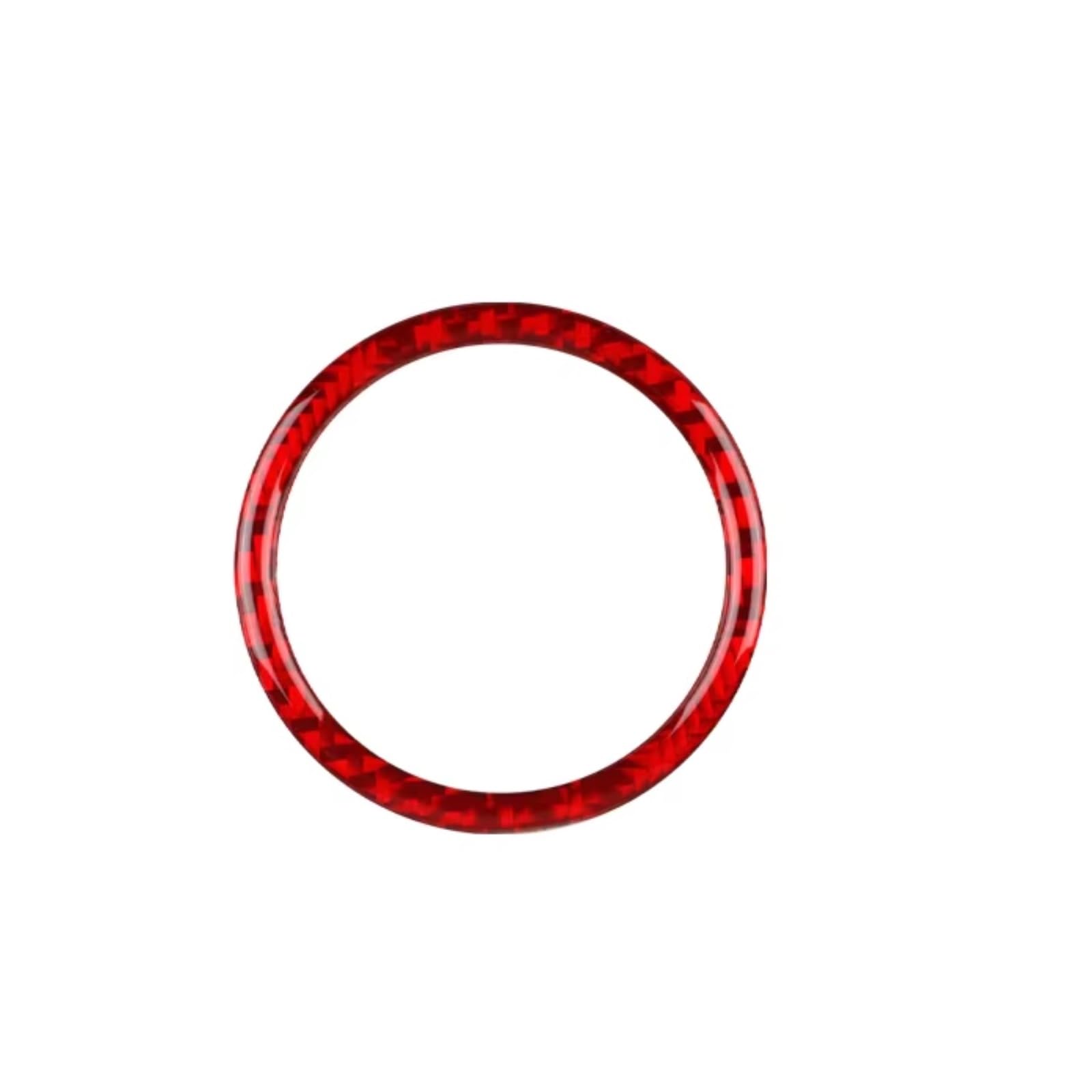 Decoration Auto Interior Compatible with Subaru for Crosstrek for Impreza 2024 Car Carbon Fiber Interior Trim Stickers Engine Start Stop Button Frame RHD