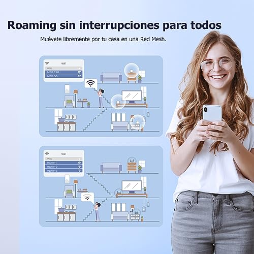 Image of Tenda Nova MW6 Whole Home 1200 Mbps Dual Band Mesh Wi-Fi System, 6000sq Area Coverage, Two Gigabit Ports, APP Control, Easy Set Up, Router and Wireless Booster Replacement (White, Pack of 3)