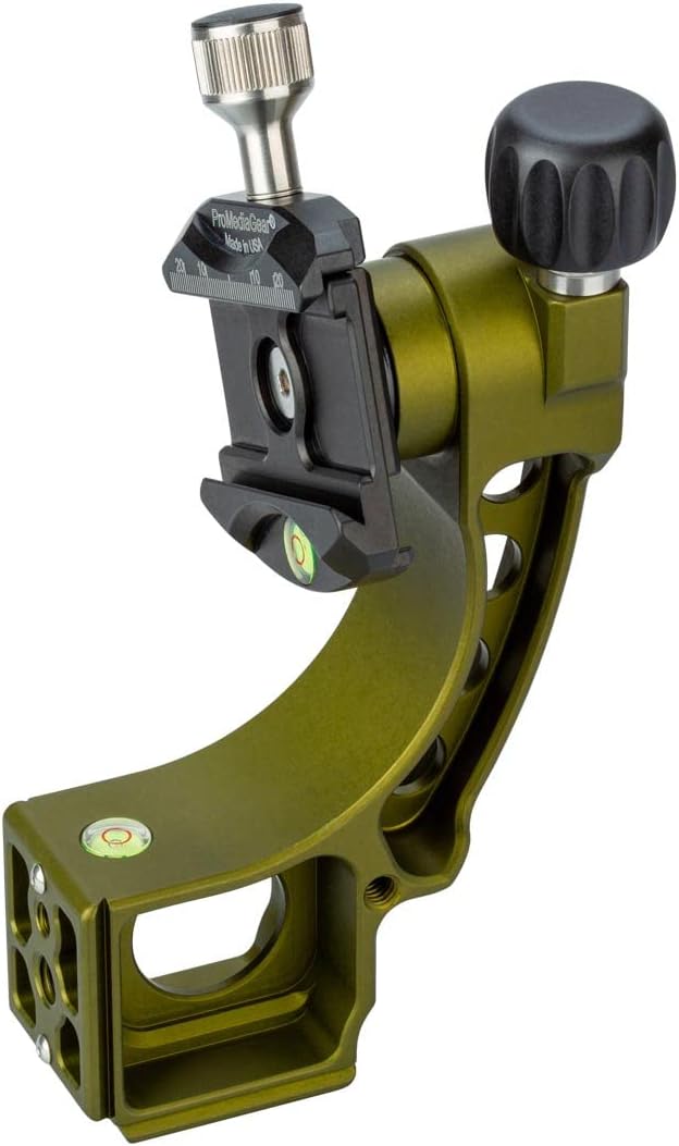 GT2 Green Tomahawk v2 Gimbal Head Attachment for Ball Head or Panning Bases and Monopods (Green)