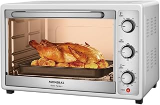 Forno elétrico 52l grand family ii mondial branco/inox 1800w 220v -