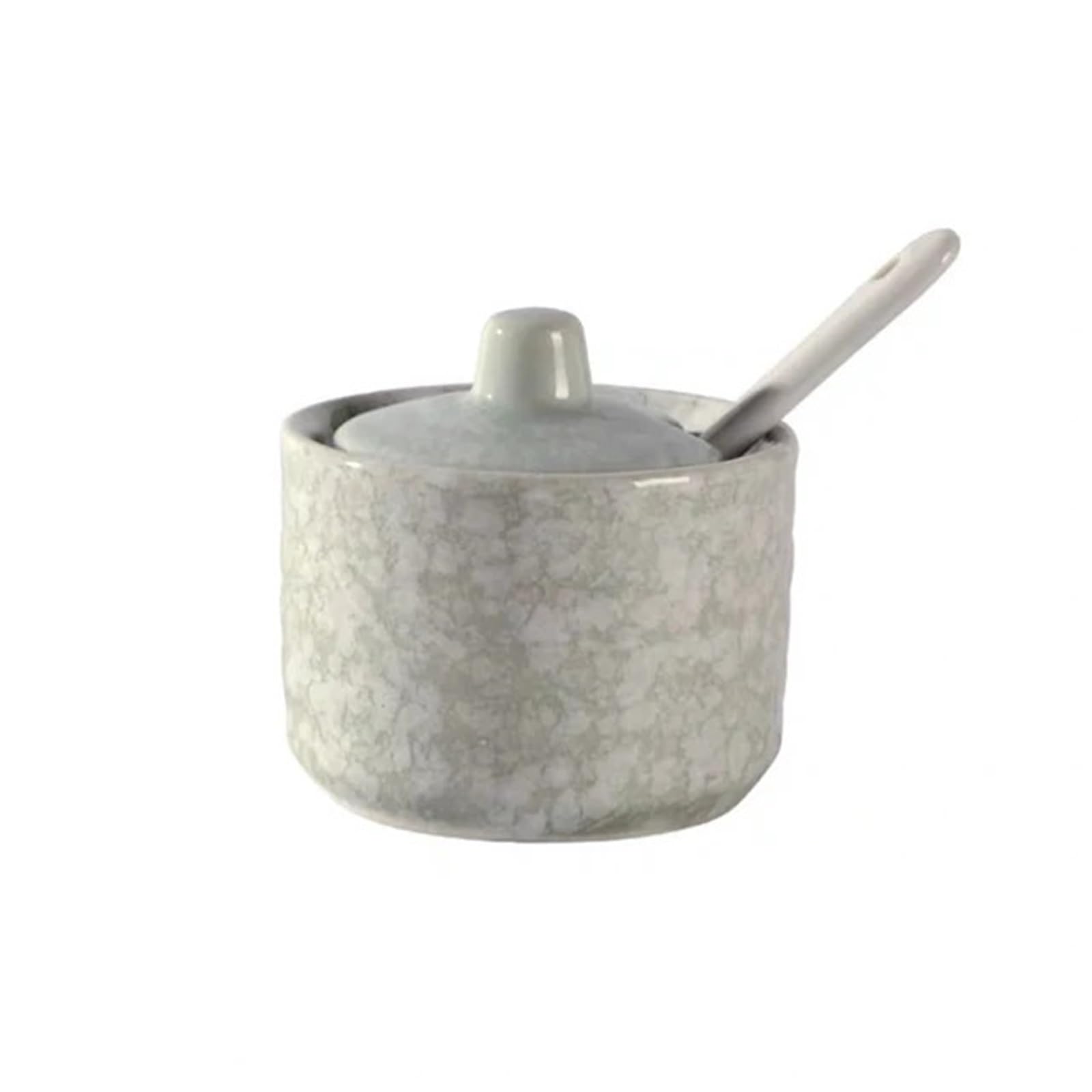 WSQHAO 3Pcs Ceramic Seasoning Bottle for Condiment