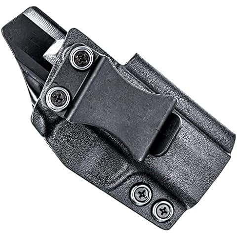 Concealment Express IWB Holster fits Glock 19 19X 23 32 45 (G1-5) | RH | BLK KYDEX | USA Made | Rounded Gear Cover