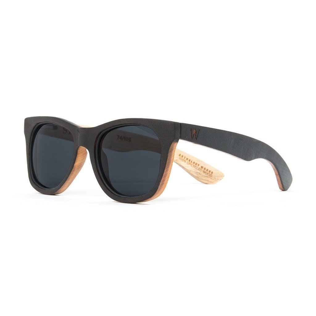US Made Recycled Oak Wooden Sunglasses Reclaimed from Hardwood Floors