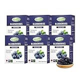 Frenature Freeze Dried Blueberries, 100% Whole Fruits, No Added Sugar, Gluten Free and Vegan, 0.7 Ounce (Pack of 6)