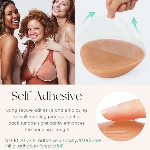 Image of Vollence Self Adhesive Triangle Silicone Breast Forms