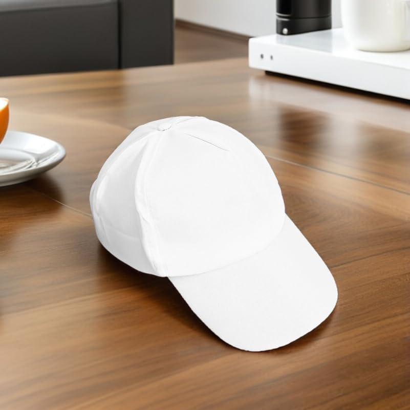 STOBOK DIY Kids Baseball Cap Adjustable Blank Cotton Hat for Painting Creative Art Projects Boys Summer Sun Protection Breathable - Image 3