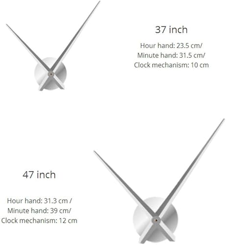 Miniatura 5 de The Geeky Days Reloj de pared sin marco, diseño moderno, espejo 3D, mariposas, reloj de pared grande para sala de estar, dormitorio, decoración del