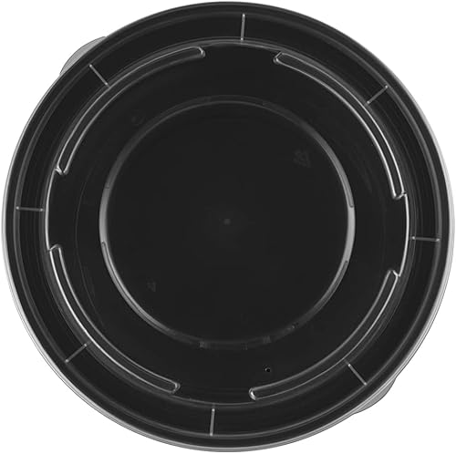 Miniatura 6 de TIYA - Recipientes de comida para llevar, 40 onzas, paquete de 150 unidades con tapas, cuencos redondos de plástico para almacenamiento de