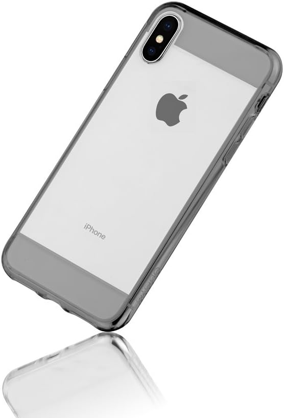 Clear Edge Protective SNAP CASE for iPhone X (Crystal Black)