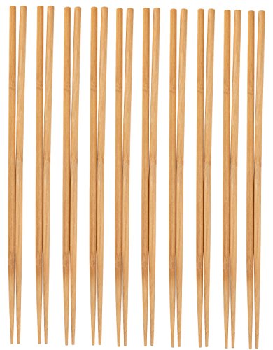 Cooking Chopsticks - 10-Pack Extra Long Cooking Chopsticks, For Cooking, Frying, Hot Pot