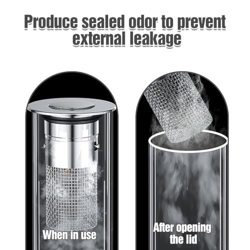 Bathroom Sink Stopper Hair Catcher, Bathroom Sink Drain Strainer, Pop Up Sink Drain Filter with Removable Stainless Steel Filter Basket Hair Catcher for US Bathroom Sink Stopper Replacement (2 PCS) - Thumbnail 5