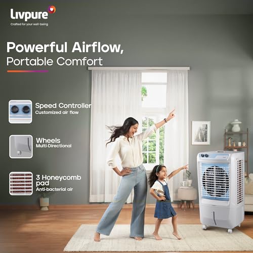 Livpure Mini Desert Air Cooler | Cooler with High Air Delivery, - Image 6