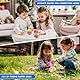 Ancesfun Ostereier leuchten Spinning-Tops-Spielzeug, 6 PCs blinkende Tops mit Musik- und LED-Leuchten, 6 PCs Ostereier Jagd Füllstoffe, Geschenke für Kinder Jungen Mädchen 34 5 6 7 8 9-12