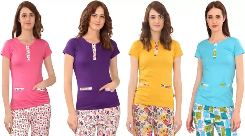 zebu Women's Plain top (Pack of 4)-picture-26