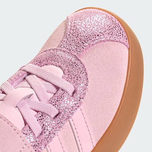Image of adidas Kids' VL Court 3.0 Elastic Lace & Strap Shoe