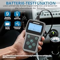 AUTOUTLET OBD2 Diagnosegerät, Wireless Bluetooth-Verbindung, OBD EOBD Auto Diagnosegerät 10 OBD2 Modi & 10 Sprachen, Batterie-Erkennung, Auto Motor Auslesegerät mit definierbare Taste OBD2 Scanner – Ansicht 5