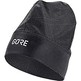 GORE Light OPTI Beanie, Größe: Einheitsgröße (Kopfumfang: 54-58 cm), Farbe: Schwarz/Dunkelgrau, 100667