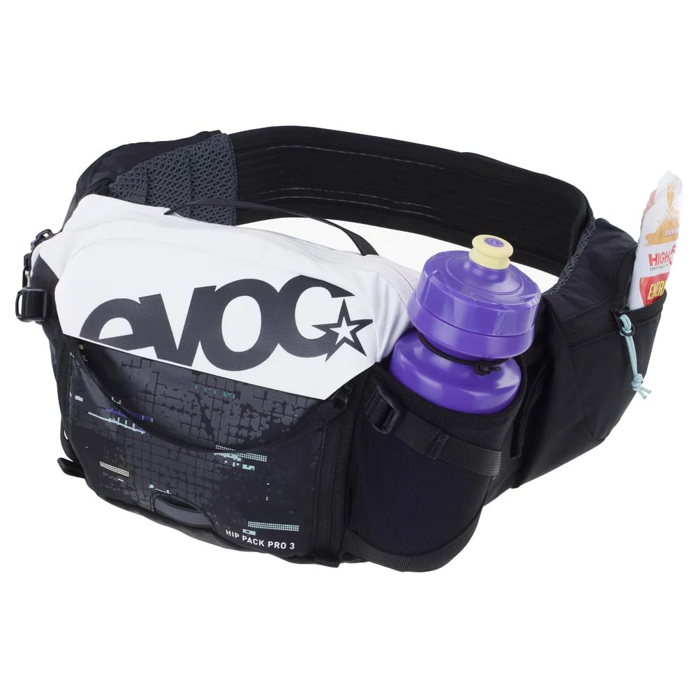 EVOC Hip Pack Pro 3, riñonera (cinturón Lumbar Aero Flex, riñonera con Air Flow Contact System, Material de Malla, Compartimento para Herramientas), Multicolor