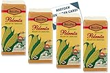 Bellino Instant Polenta, 17.6 oz (Pack of 4)- Quick and Easy Italian Cornmeal Dish with Grocery Rest
