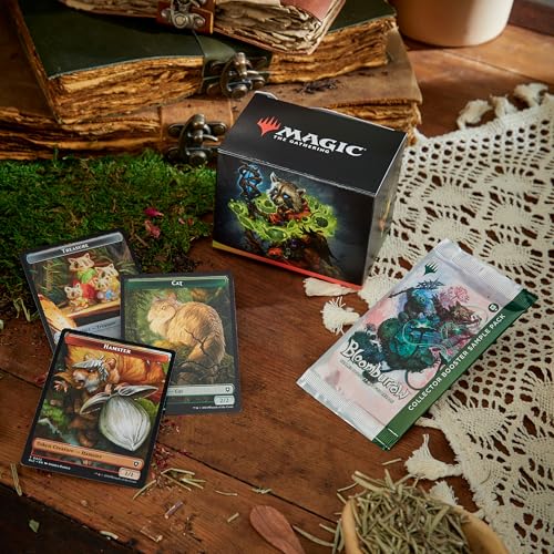Image of Magic: The Gathering Bloomburrow Commander Deck - Animated Army (100-Card Deck, 2-Card Collector Booster Sample Pack + Accessories)