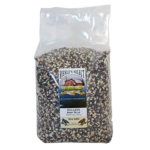 Riehle's Select Popping Corn - Hulless Baby Blue Whole Grain Popcorn - 6lb (96oz)