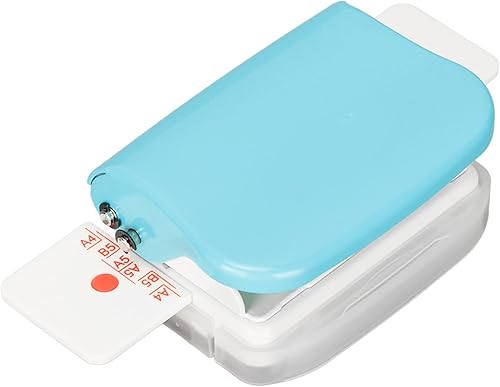 Miniatura 9 de Mini máquina de encuadernación manual portátil de 6 agujeros, perforadora de papel de hojas sueltas multiusos para cuaderno A5 B5, álbum de