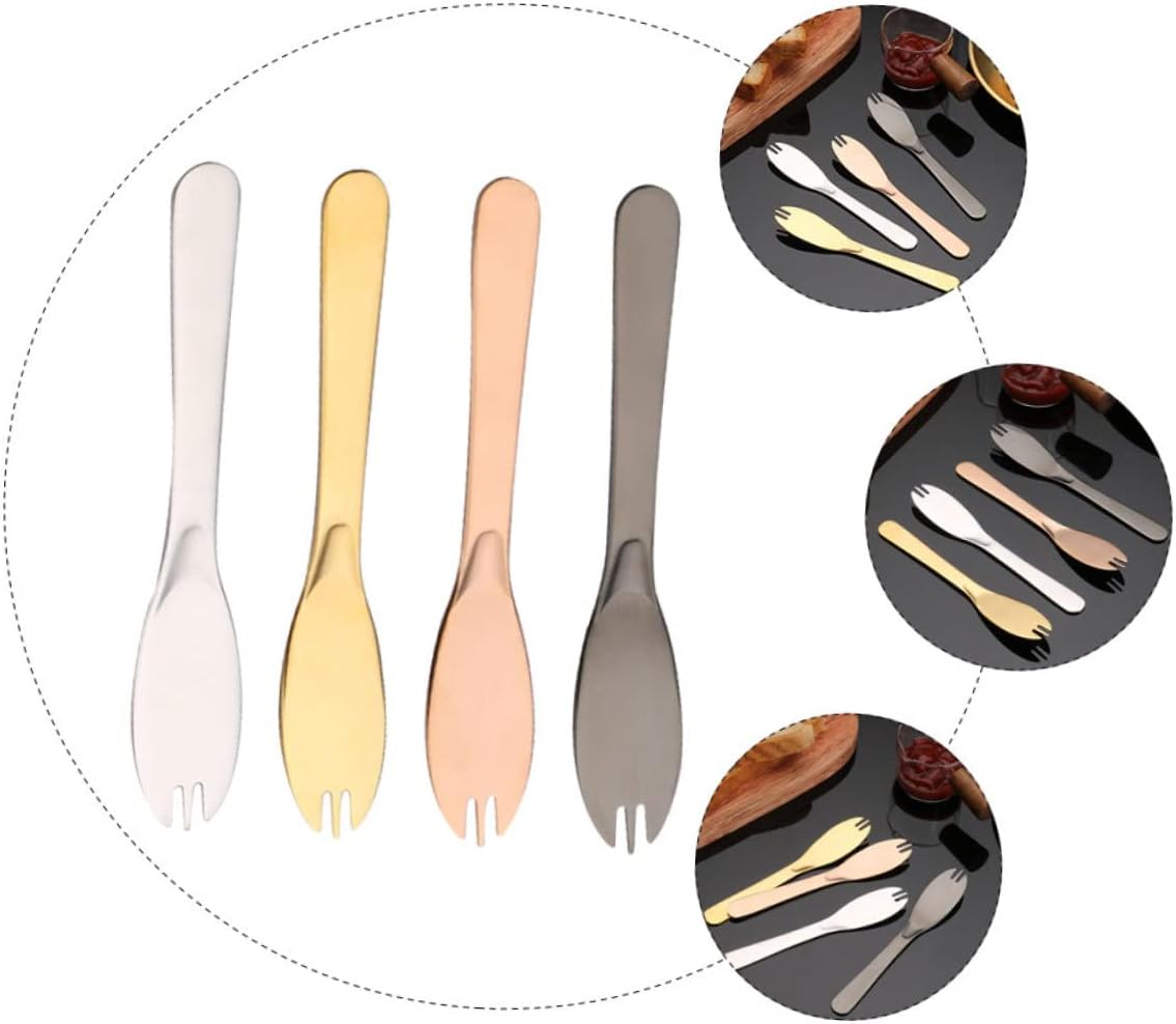 4pcs Stainless Steel Butter Knives for Food and Cake Cutting