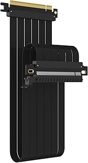 GLOTRENDS 600mm PCIe 3.0 X16 Riser Cable para gama baja PCIe 3.0 GPUs, tales como GeForce RTX 20/GTX 16/GTX 10 Series y AMD Radeon RX5000/VII/RX Vega/R9 Fury Series, etc