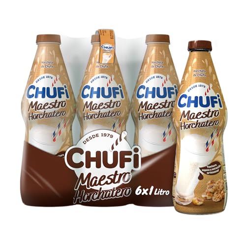 Chufi - Horchata Maestro Horchatero, Horchata, 100% Vegetal, Sin Lactosa, Sin Gluten - 1L