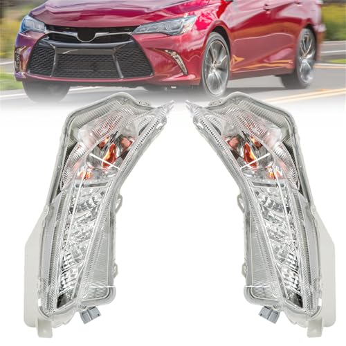 munirater 1 Pair Daytime Running Fog Lamps Replacement for Camry XSE XLE 2015-2017 Left and Right Side Fog Lights by munirater - Image 7