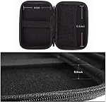 Ginsco Hard Shell Travel Case for Seagate Portable 1/2TB 5TB External Hard Drive,for UnionSine 500GB/1TB Ultra Slim Hard Drive,Universal HDD Case for WD 1/2TB My Passport/Toshiba Canvio (Black)