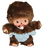 Bebichhichi - der kleine Bruder des Monchhichi mit blauer Windel und Schnuller