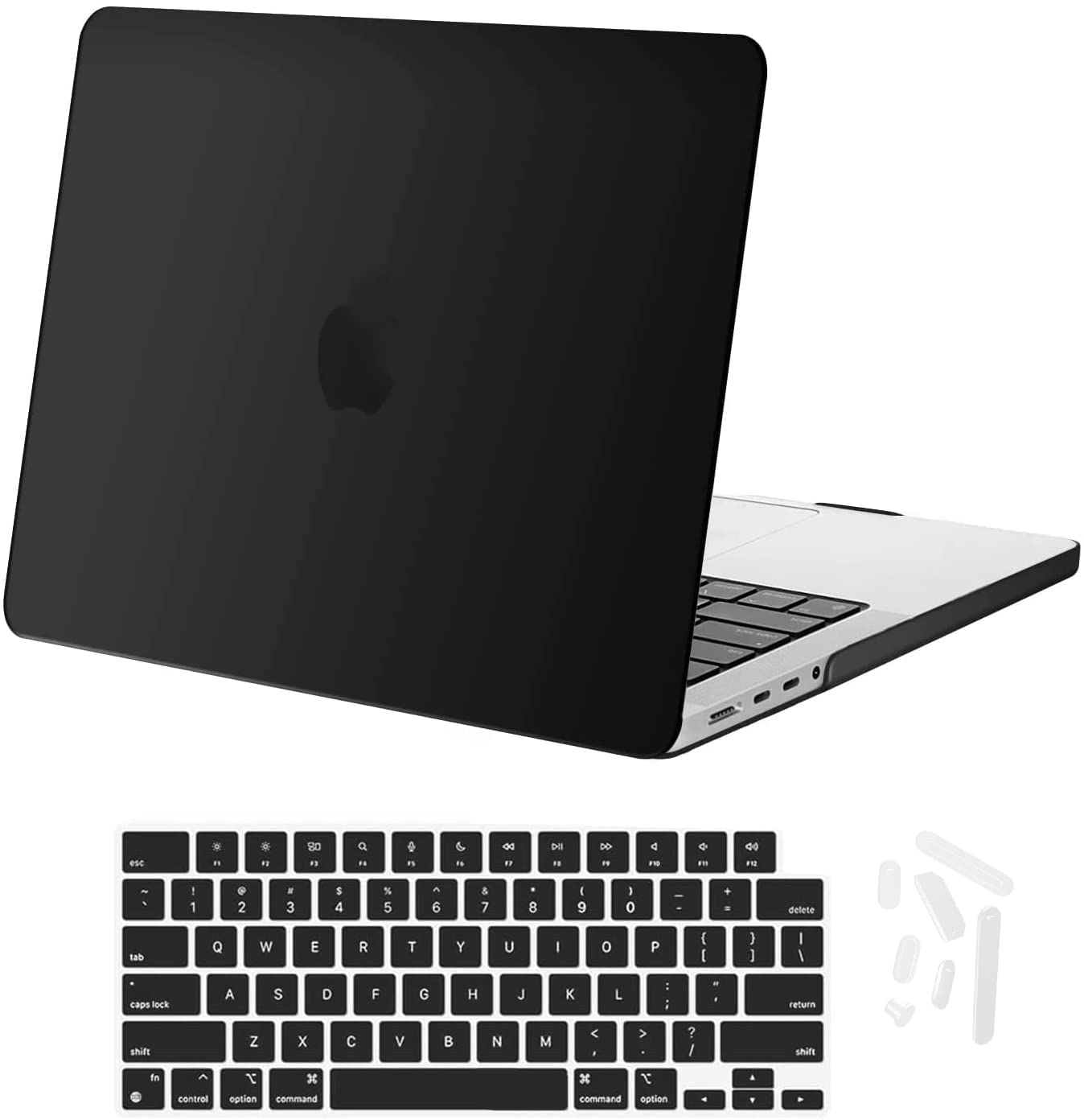 iFyx Front and Back Plastic Hard Shell Case Cover for Newly MacBook Pro 16 Inch M1 Pro / M1 Max (Model A2485, Release 2021) (Black) (B0B12TP6FG) Amazon Price History, Amazon Price Tracker