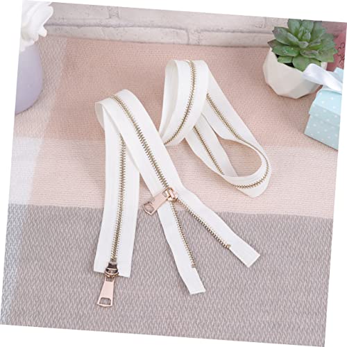 EXCEART Bobina De Náilon Artesanal De 6 Peças Dois Casacos De Zíper Separados Casaco DIY Pano De Met